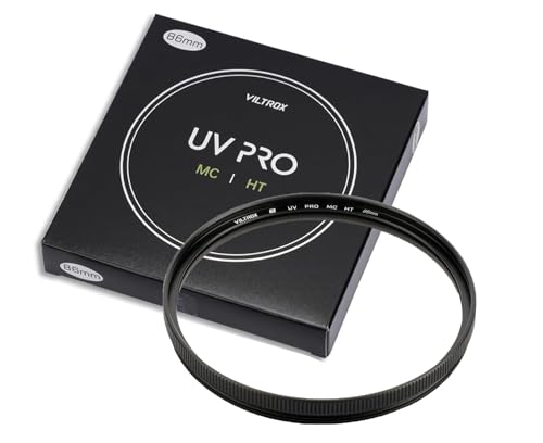 VILTROX 86mm MC UV Camera Lens Protection Filter,Ultra Slim 18 Layers Multi Coated High Definition Lens Filter for Canon Nikon Sony Fuji Camera Lens