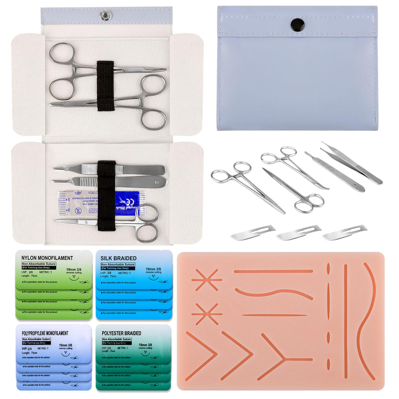 [Australia - AusPower] - Ultrassist Suture Practice Kit Includes Suture Tools Kit and Suture Pad 