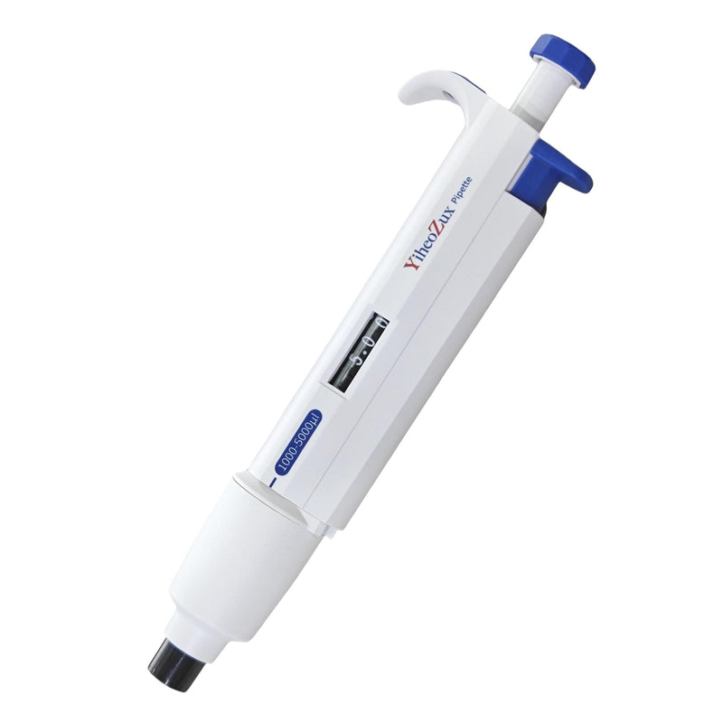 [Australia - AusPower] - 1-5ml Single Channel Pipettor Manual Adjustable Variable Volume Laboratory High Accurate Lab Micropipette 1000-5000ul 1-5ml 