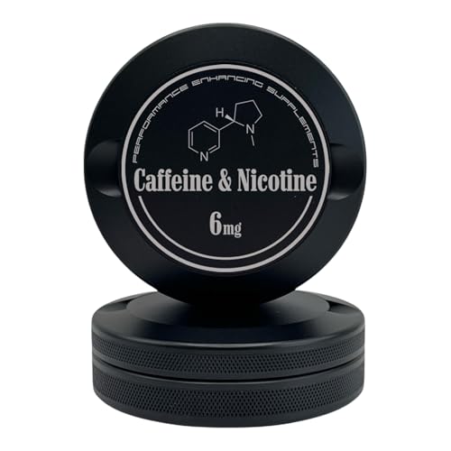 Edition 019: Caffeine | Metal Can | Metal Container | Pouch Container | Small Storage Tin (Black) Black