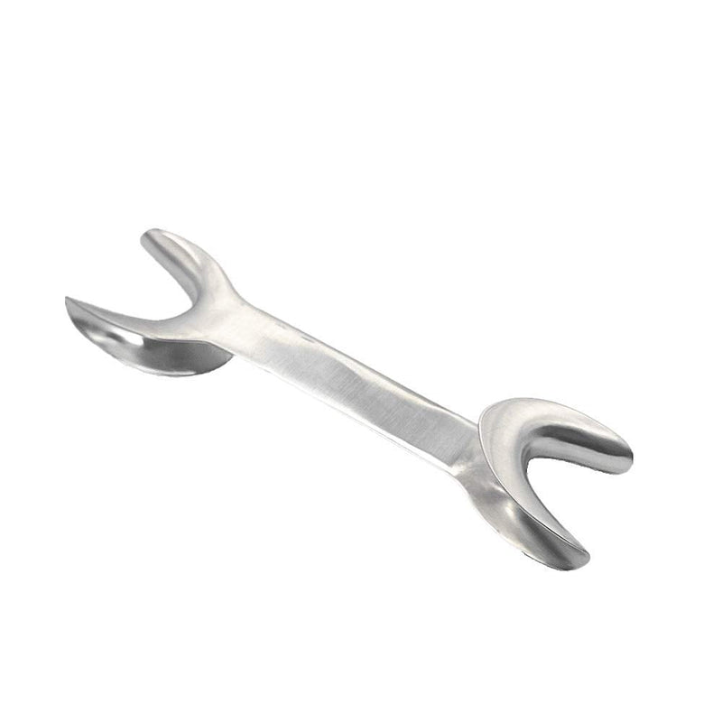 [Australia - AusPower] - Stainless Steel Double-Ended Dental Cheek Retractor - Durable, Autoclavable, Non-Corrosive Oral Mouth Opener for Professional Dental Use 1 PC (Large) 