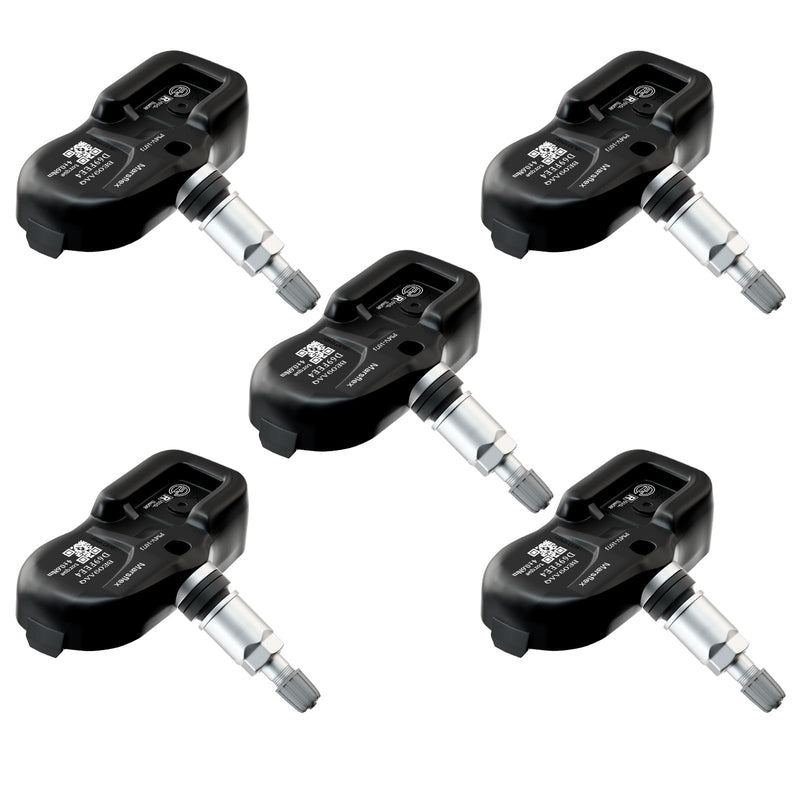 Marsflex TPMS Sensor, PMV-107J for Toyota Lexus, 315MHz, 5Pcs Tire Pressure Sensor, Fit for Scion Pontiac Camry rav4 Yaris Corolla, Replaces #42607-33021 42607-33011 42607-06011 5 pcs Metallic Black