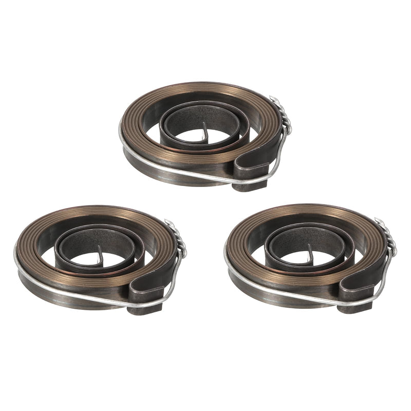 [Australia - AusPower] - uxcell Drill Press Spring Drill Press Quill Feed Return Coil Spring Assembly Spring Steel Chemical Blackening Finish 680mm Expand Long 34 x 6 x 0.65mm 3 Pcs 34 x 6 x 0.65mm - 680mm Long 
