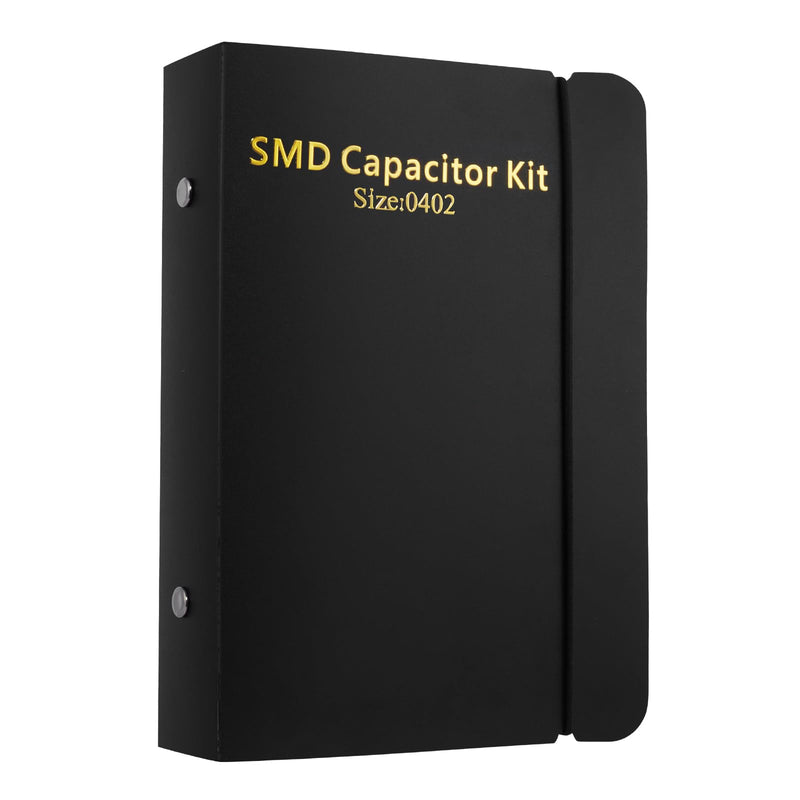 SMD Capacitor Kit, 0402 Capacitors Assortment Folder - Sample Book Kit for Electronic Components.(Capacitor 0402) Capacitor 0402