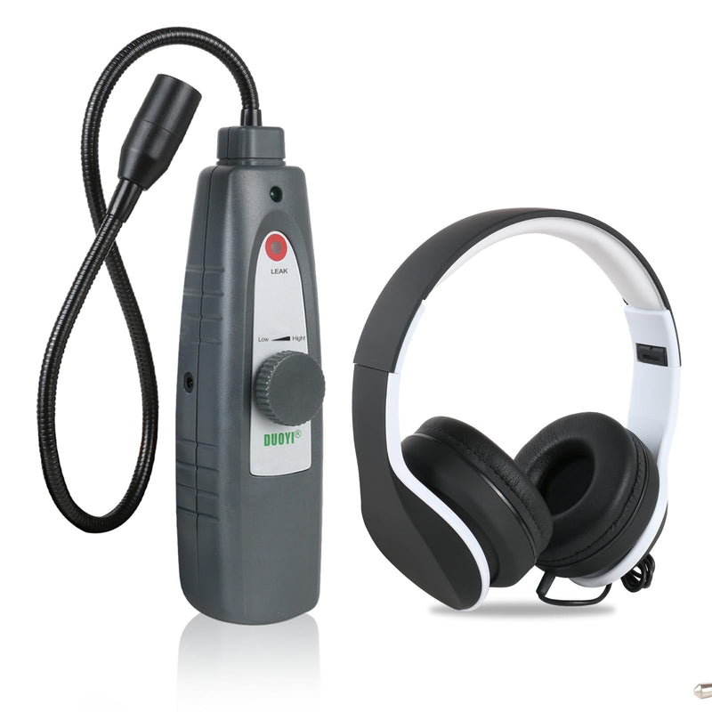 [Australia - AusPower] - Ultrasonic Leak Detector with Headphones, 40KHz ±2KHz Air Leak Detector, Steam Pipe Leak Detector, Automotive Noise Finder, Adjustable Sensitivity, 420MM Probe, High Sensitive Sensor 