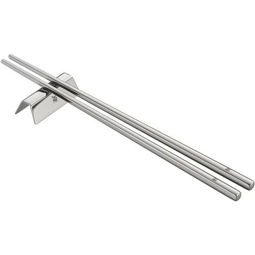 WMF Nuova Chopstick 6-Piece Chopsticks with Cutlery Bench for 2 People Cromargan Stainless Steel Rust-Proof Polished Dishwasher Safe