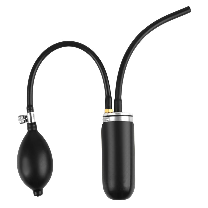 Expandable Bladder Leakage Tester Locator Easy Automotive Leak Plug for All Vehicles，Universal Easy Intake Adapter, Automotive Smoke Machine Bladder (黑色1)