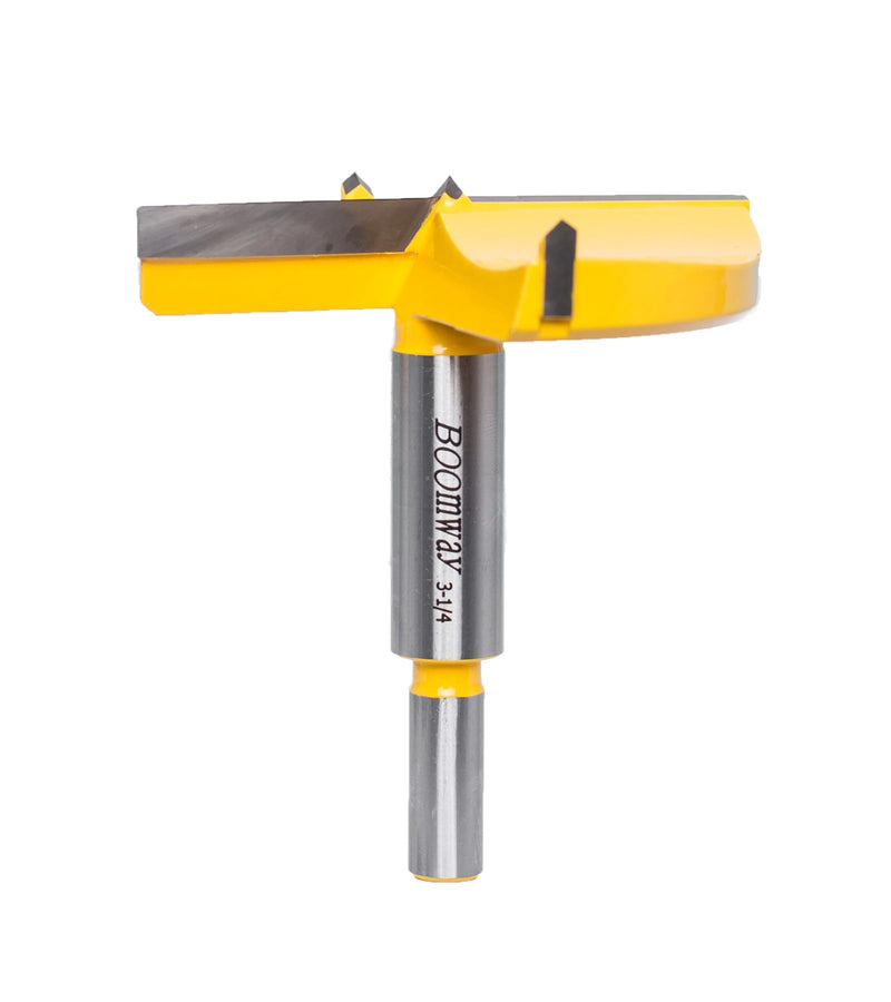 Forstner Drill Bit (3-1/4'' | 82.6mm) with YG6X Carbide, Suitable for fine Woodworking, Cabinet Making, etc 3-1/4'' | 82.6mm