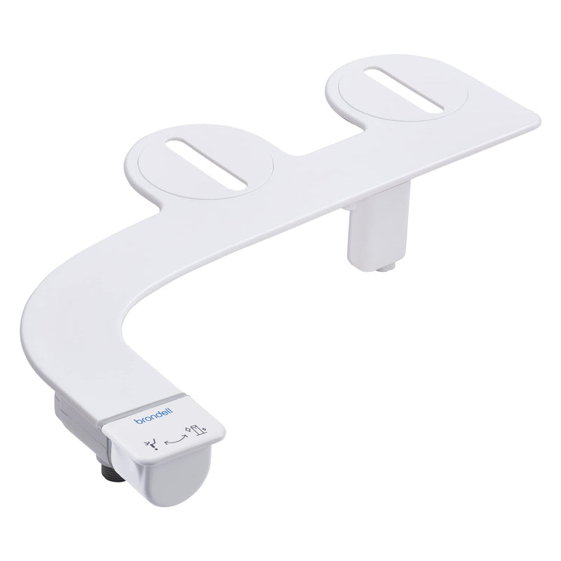Brondell WS-11 Rinslet Single Nozzle Bidet Attachment, White