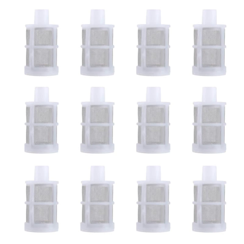 [Australia - AusPower] - Hose Connection Filter,Spray Internal Filter,Fish Tank Water Pump Suction Strainer,Removable,Tea Set,Fish Tank,Water Pump,Industrial Equipment(12 Packs) (Size:1/2''inch (12MM)) Size:1/2''inch (12MM) 