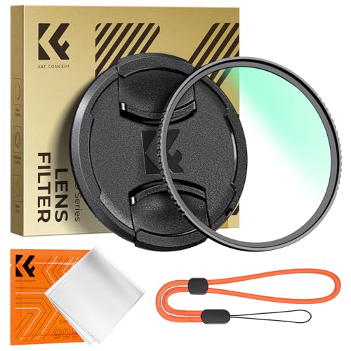 K&F CONCEPT 62mm MC UV Lens Protection Filter with Filter Cap Ultra-Slim