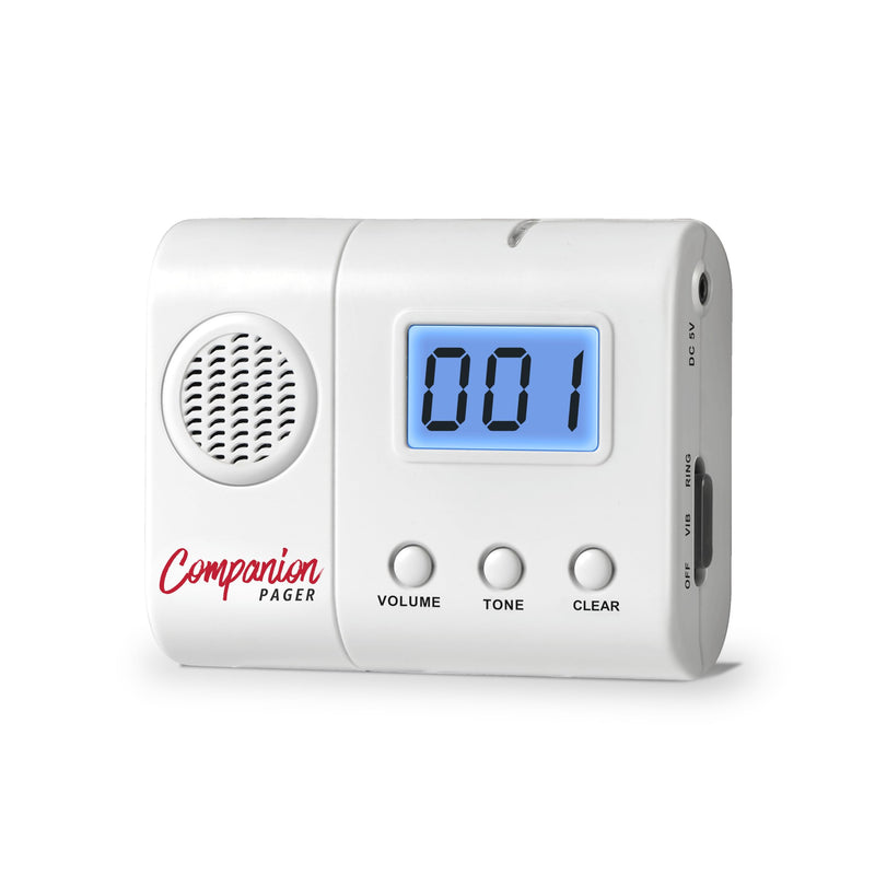 Nurse Caregiver Pager SP30, Stand Alone Companion Pager Accessory ONLY - NOT Compatible to CMU Must Be Paired to Function