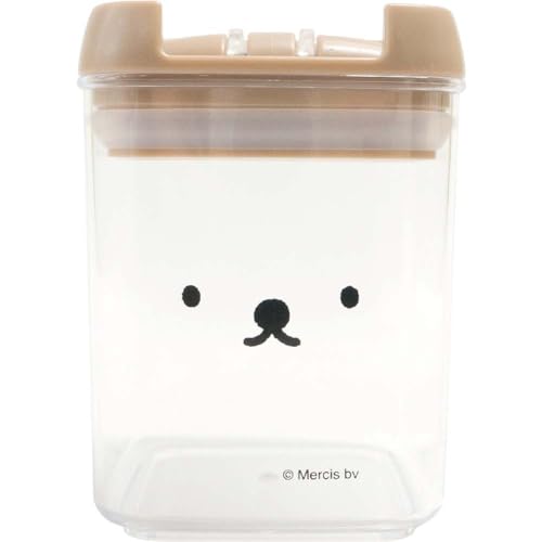 Okato Boris Storage Container, Canister, 9.1 fl oz (270 ml), Face Only, Bolis Easy Lock, Simply collapse the lever to see the contents Clear Container, Width 3.0 x Depth 3.0 x Height 3.9 inches (7.5 x Braun Storage Container, 9.1 fl oz (270
