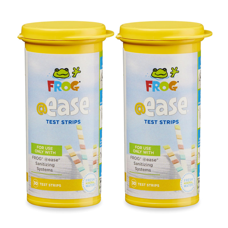 [Australia - AusPower] - FROG @Ease Test Strips for Hot Tubs and Swim Spas - Test Strip with Out Indicator for FROG @Ease SmartChlor Cartridges, pH, Total Alkalinity and Total Hardness - 60 Test Strips 