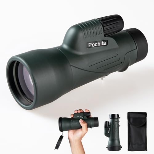 12x50 HD Monocular Telescope for Adults - Professional Grade BAK4 Prism & FMC Lens | IPX7 Waterproof, Compact Design for Bird Watching, Hunting, Concerts & Stargazing 12x50 HD