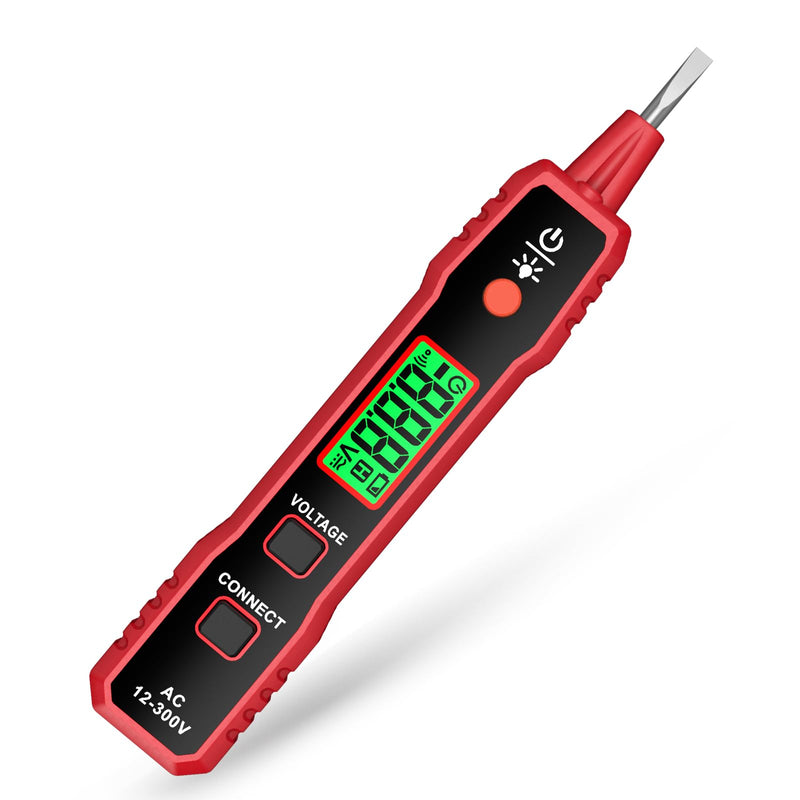 [Australia - AusPower] - Voltage Tester, HABOTEST Voltage Tester with LCD Display, Live/Null Wire Tester, Electrical Tester Buzzer Alarm and Flashlight, Wire Breakpoint Finder for Home,Car,Light 