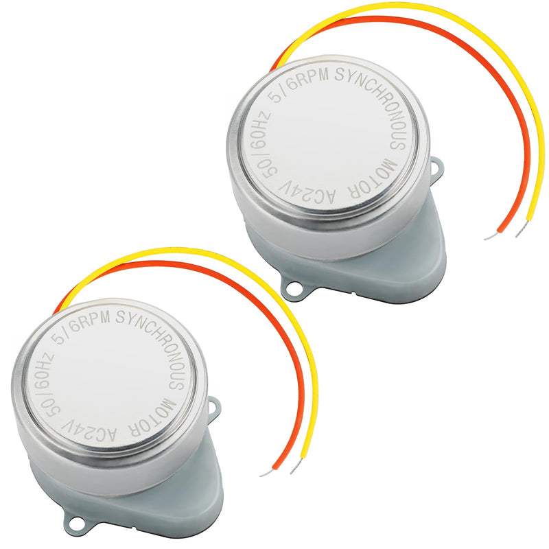 802360JA Motor 24V 5/6RPM Work Well with V8043/8044 Honey-Well Zone Valve-2Pack 2