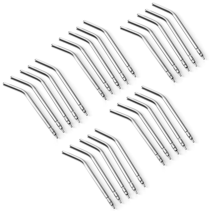 [Australia - AusPower] - JMU 25pcs Metal Air Water Spray Nozzle Syringe Tips Dental 25 