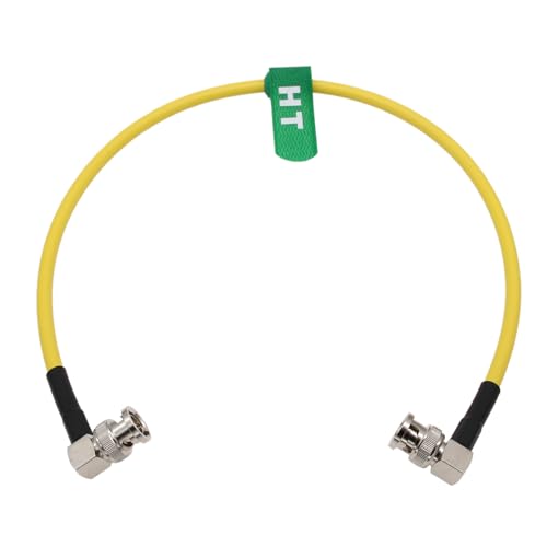 4K 12G SDI BNC Video Coaxial Cable for RED Komodo Komodo-X V-Raptor XL DSMC2 Camera Ninja V Shogun SmallHD Portkeys Feelworld Monitor Teradek, Yellow Canare 80cm