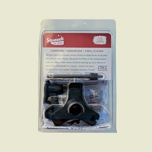 Squeeeeek No More 3233 squeaky floor repair kit with gold wood screws