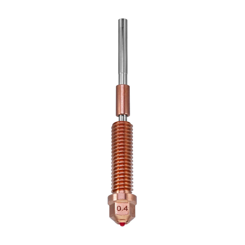 Quick-Swap Ruby Nozzle 0.4mm for K1C / Ender-3 V3 / Ender-3 V3 Plus 3D Printer, Hardened & Abrasion Resistant for Precision Additive Manufacturing (K1C, 0.4mm)