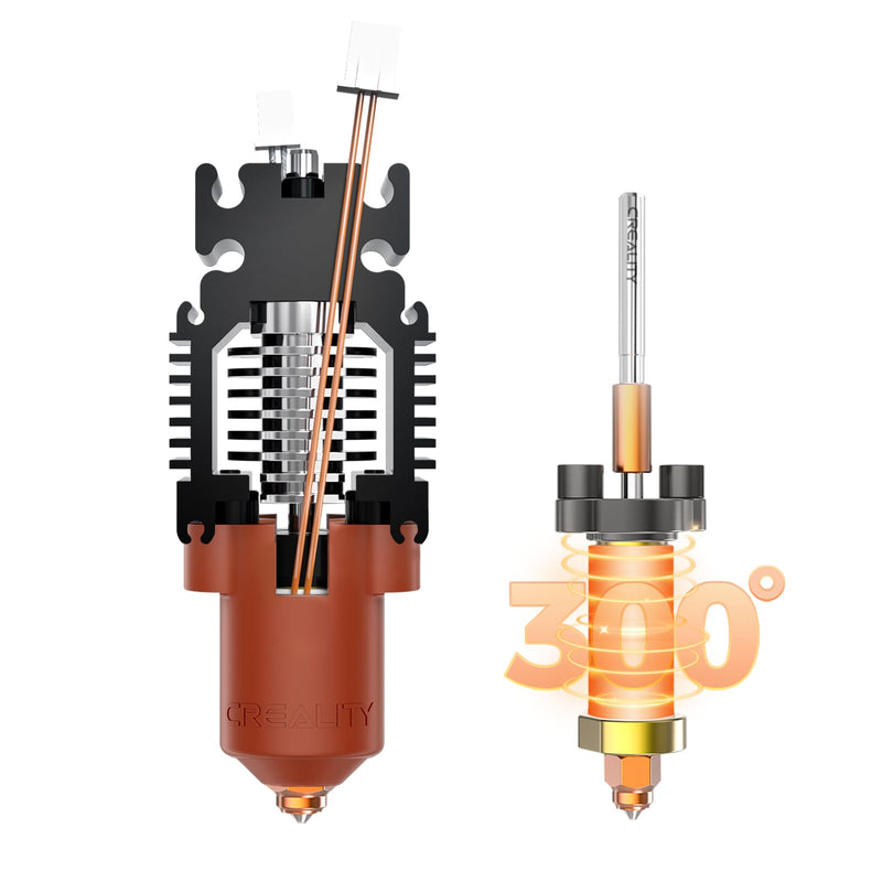 Creality Ender 3 V3 SE Hotend, Ender 3 V3 KE Ceramic Heating Block Kit with Quick-swap Nozzle, Upgrade Hotend Kit 300℃ High Temperature 600mm/s High-Speed Printing for Ender 3 V3 SE/KE 3D Printers