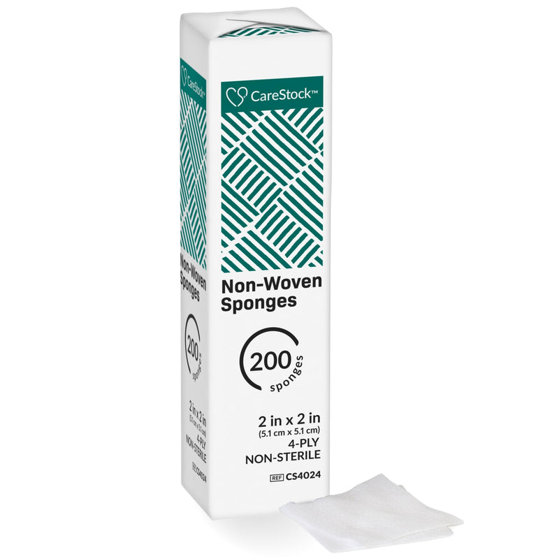 [Australia - AusPower] - Gauze Sponge 2x2 [200 Count] Non-Sterile Gauze Pads, 4-Ply, Medical Grade Cotton Wound Dressing for First Aid Kit 200 Count (Pack of 1) 