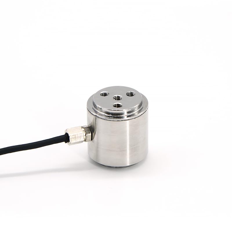[Australia - AusPower] - Mini Load Cell Weight Sensor,Column Bellows Type Test Tension and Compression Force Weight Pressure,Diameter Φ20 Mm 22mm Threaded Hole 4xM3 with 2m Cable Capacity (0-5KG) 0-5KG 