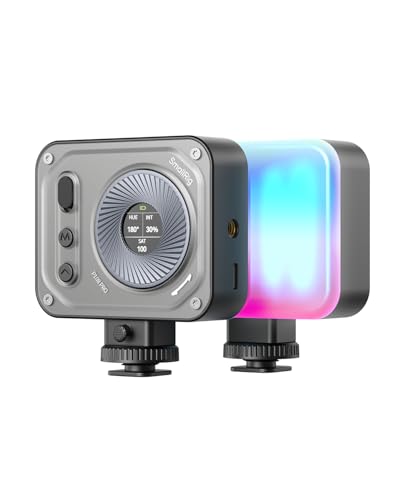 SmallRig RM120 RGB LED Video Light Panel, 7W Portable Metal Camera Light P108 Pro