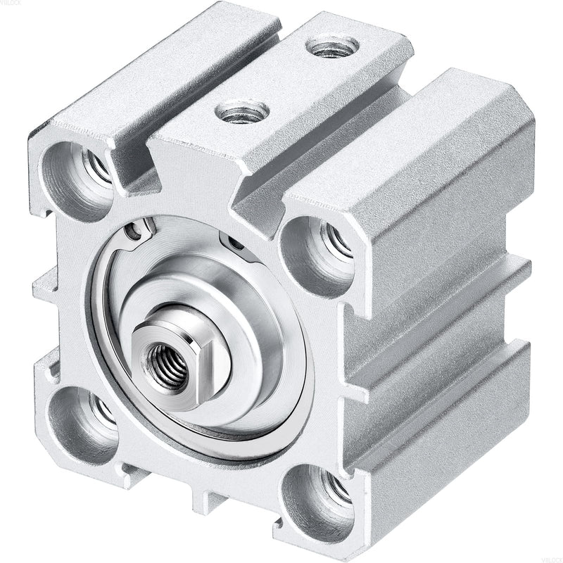 [Australia - AusPower] - Pneumatic Air Cylinder 25mm Bore 10mm Stroke, Thin Air Cylinder Double Action Hydraulic SDA 25 X 10 25mm x 10mm 