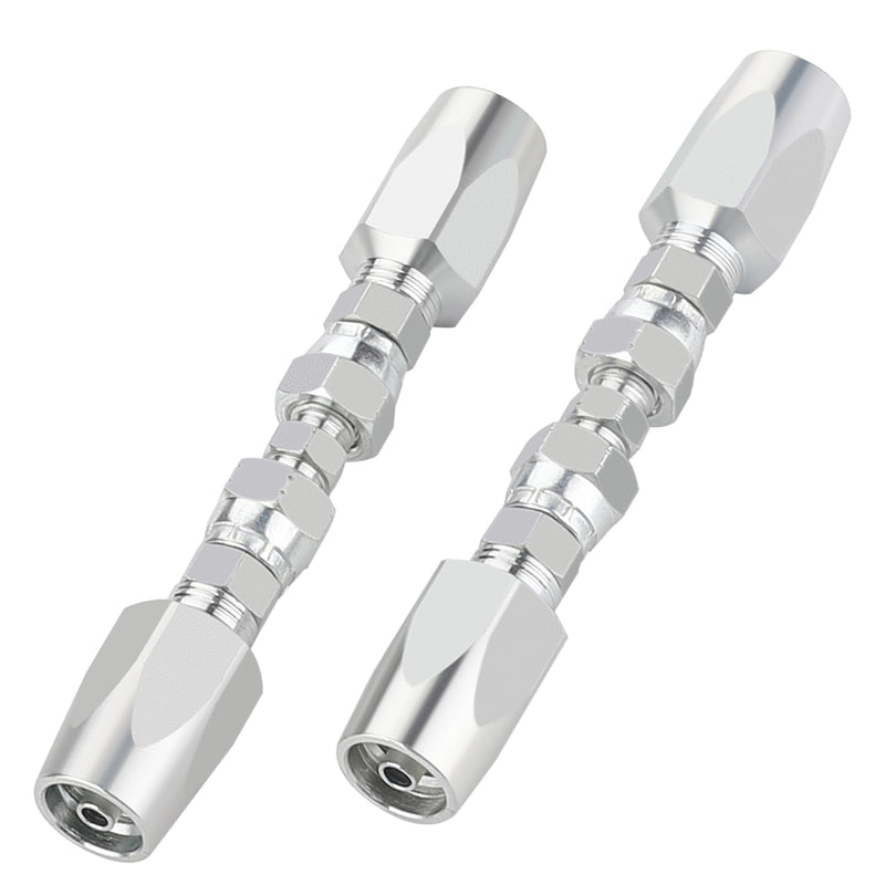[Australia - AusPower] - 2PCS 1/4'' Reusable Hydraulic Hose Repair Fittings for Size #04 