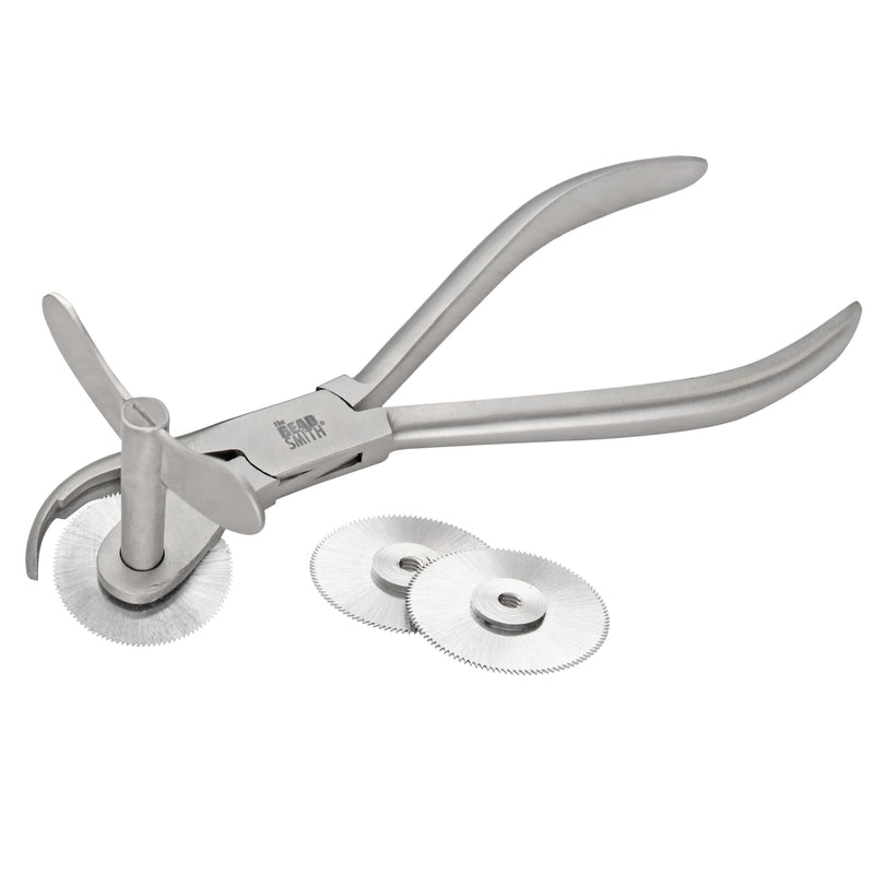 [Australia - AusPower] - The Beadsmith Ring Cutter Tool - Curved Handles with Thumb Screw and Finger Guard for Safety – w/ 2 Replacement Blades - for Jewelers, Emergency, Paramedics, EMS, EMT, Fire Rescue, Doctors Large Curved Handles 
