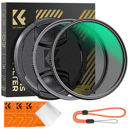 K&F CONCEPT 67mm Circular Polarizing Filter & MC UV Lens Filters Kit