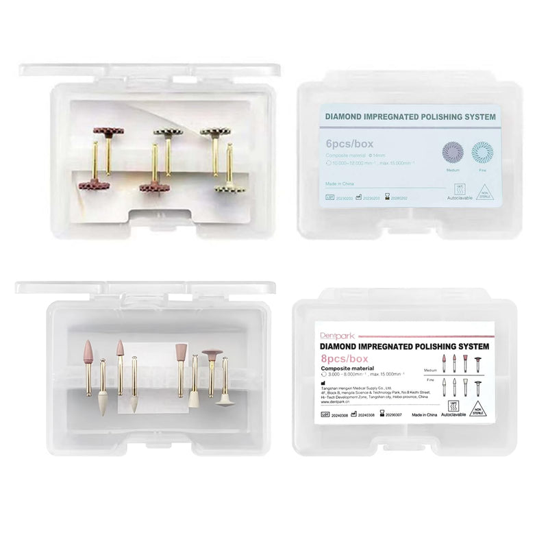 [Australia - AusPower] - Dental Composite Polishing Kit, Dental Dimond Impregnated Polishing System for Polishing Sanding Finishing Grinding Dental Lab Tool 
