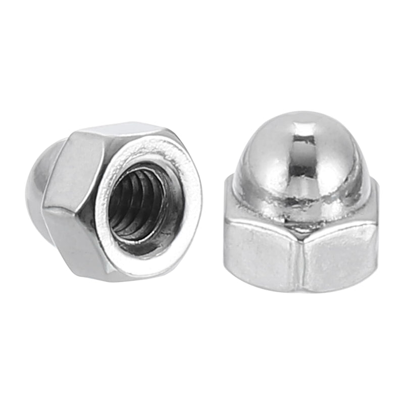[Australia - AusPower] - uxcell #8-32 Acorn Cap Nuts, 20Pcs 304 Stainless Steel Dome Cap Head Acorn Nut Hardware Nuts for Bolt Cover, Silvery 20 