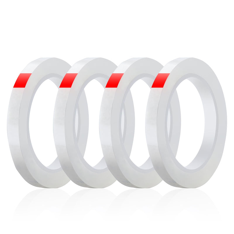 Hobby Model Craft Tool Carving Cutting Masking Tape, Scribing Tape, Model Making Accessories, Pinstripe Tape for Engraved, Panel Scribing Line, Resin, Scale Model, 6mmx20m (4 Rolls)