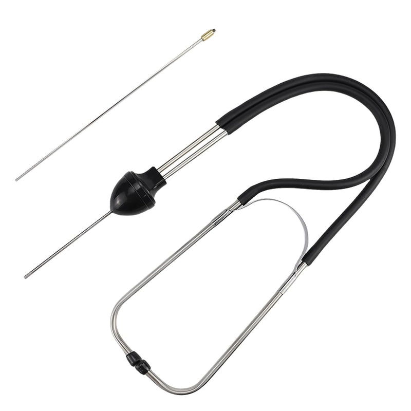 [Australia - AusPower] - Engine Stethoscope Set Auto Mechanics Stethoscope Stainless Steel Car Engine Cylinder Stethoscope Engine Rattle Detector Mechanical Noise Hearing Tool Car Engine Diagnostic Repair Stethoscope 