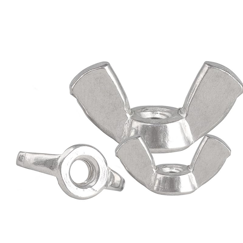 [Australia - AusPower] - M5 Wing Nuts,304 Stainless Steel Wing Nuts Fasteners Parts Butterfly Nut,Hand Twist Secure Fasteners,20Pcs M5(20PCS) 