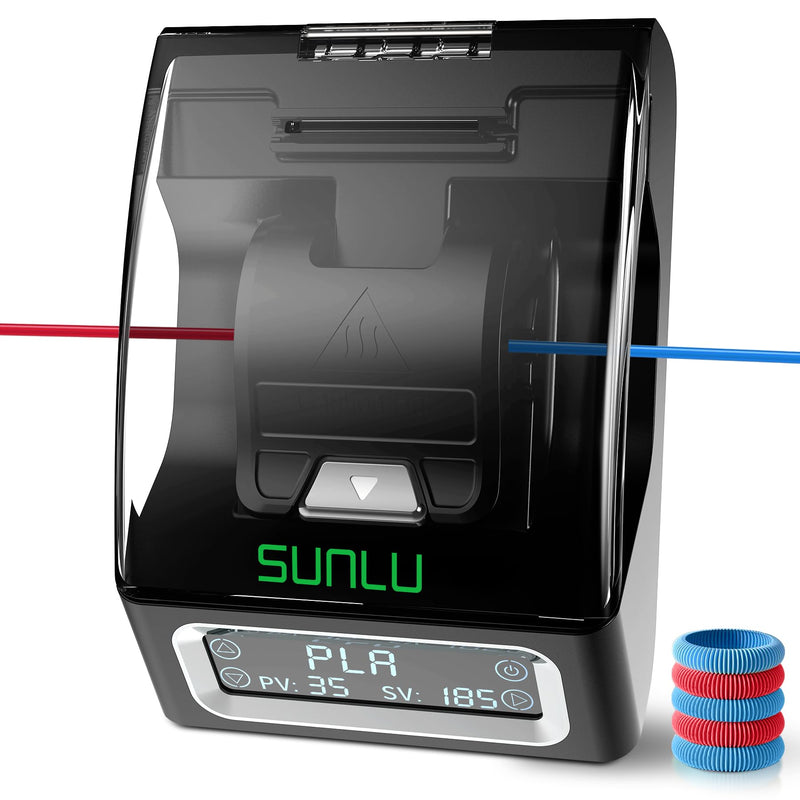 [Australia - AusPower] - SUNLU Official Filament Connector, Fast Heating Filament Splicer for 3D Printer Filament 1.75mm, Up to 240°C, Compatible with PLA PETG TPU ABS PA Nylon, Easy to Use, Pack with 200PCS PTFE Sleeve Filament Connector - 200pcs Ptfe 