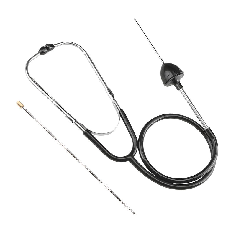 [Australia - AusPower] - Car Engine Mechanics Stethoscope, Stainless Steel Auto Engine Diagnostic Kit Stethoscope, Mechanics Automotive Cylinder Noise Sensitive Hearing Tool, Car Accessories 