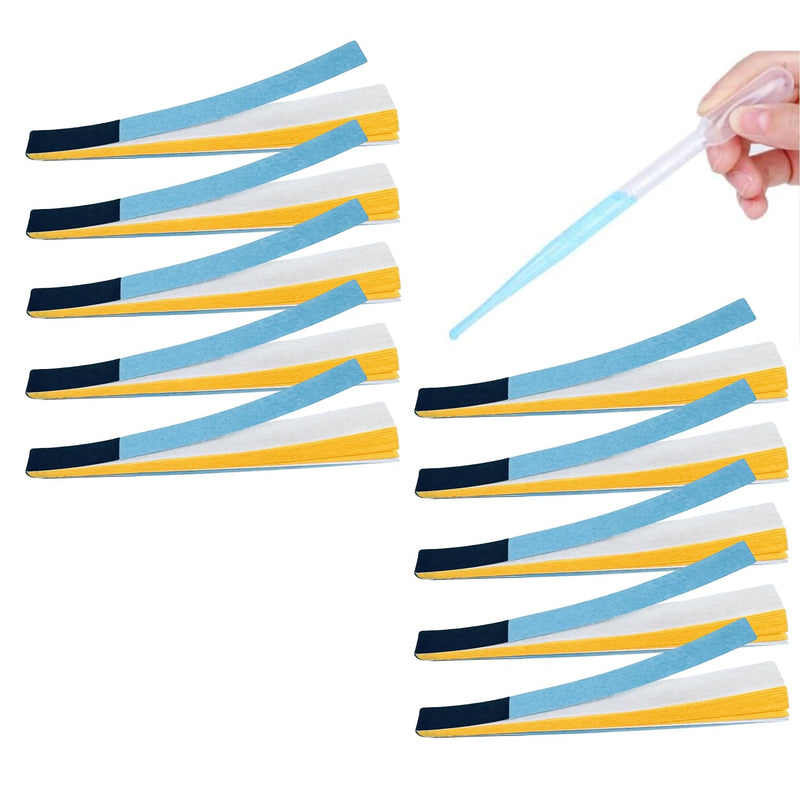 [Australia - AusPower] - pH Test Strips 200 Strips Range pH 1-14 Test Paper Extensive Test Paper (200 Strips with Strong Storage case, Dropper Included) 