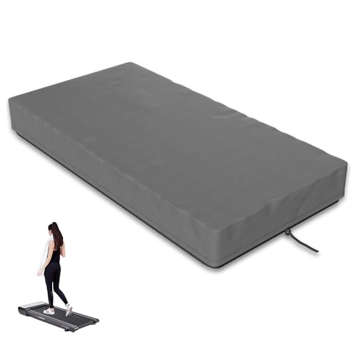 LANMOU Treadmill Cover, Walking Pad Cover 420D, Grey | 140 x 71 cm Oxford Under-Desk Treadmill Cover for Folding Treadmills Waterproof Dust Cover