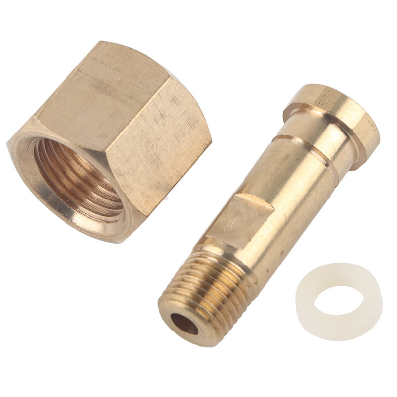 [Australia - AusPower] - CGA-320 Carbon Dioxide Regulator Inlet Nut and Nipple with Washer 