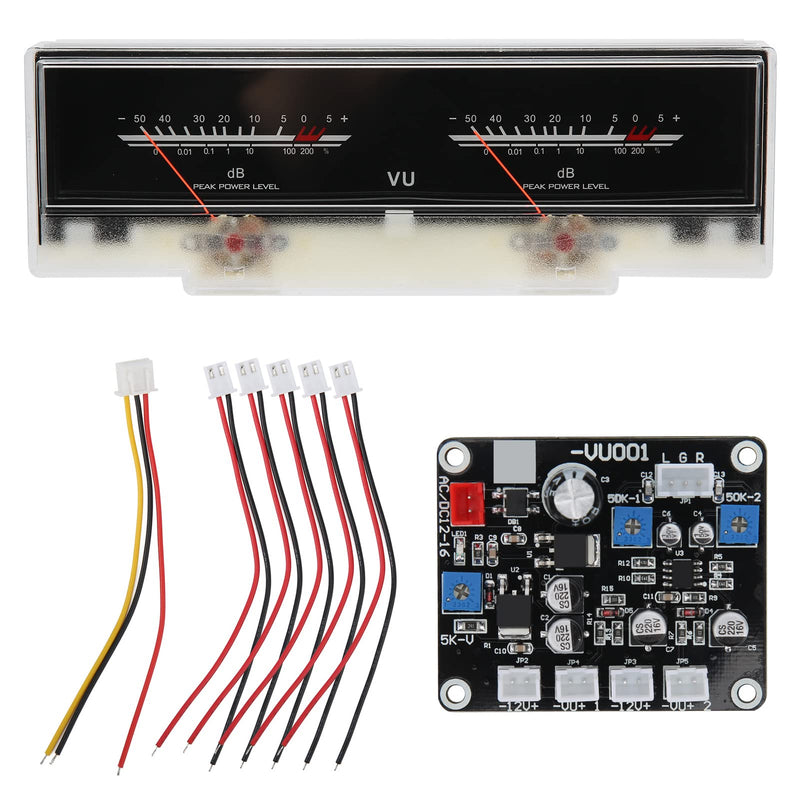 [Australia - AusPower] - VU Meter with DB Level Display, 6.1 inch, Backlight Driver Board for Audio Testing, DIY Home Car Amplifier 