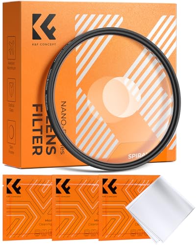 K&F CONCEPT 72mm Spiral Halo Camera Lens Filter