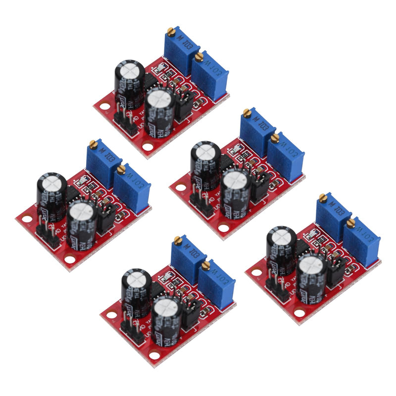 [Australia - AusPower] - 5 pcs NE555 Pulse Frequency Duty Cycle Square Wave Signal Generator Stepper Motor Driver 