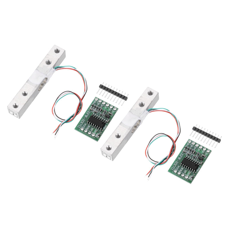 Quartzman HX711 Digital Load Cell 20 kg Module Weighing Sensor Pack of 2 | 24 Bit, Precision A/D Dual-Channel, for DIY Portable Electronic Kitchen Scale Kit