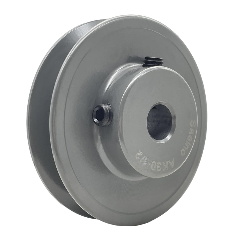 [Australia - AusPower] - AK30-1/2 v Belt Pulley 1/2 inch Bore 3" OD,V Belt Sheave Cast Iron for A 3L 4L V-Belts,AK3012 Pulley 1/2"Bore,3.05"OD 1 Groove 