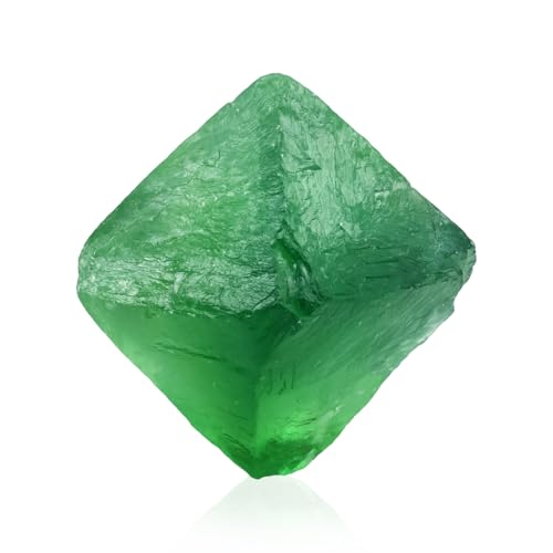 Starborn Green Fluorite Octahedron Crystal, Large - 1 piece