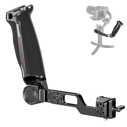 NEEWER RS4 RS3 RS2 Gimbal Sling Handle Grip with NATO Clamp & QD Sockets, Compatible with DJI RS4 RS4 Pro RS3 RS3 Pro RS2 for Low Angle Shot, Max Load: 22lb/10kg, GA020